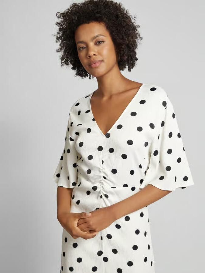 Gestuz Polka Dot Midi Jurk Afterglow Multicolor Dames