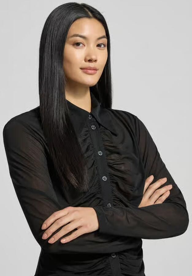 Gestuz Overhemdblouse met knoopsluiting model 'abbie' - Foto 2