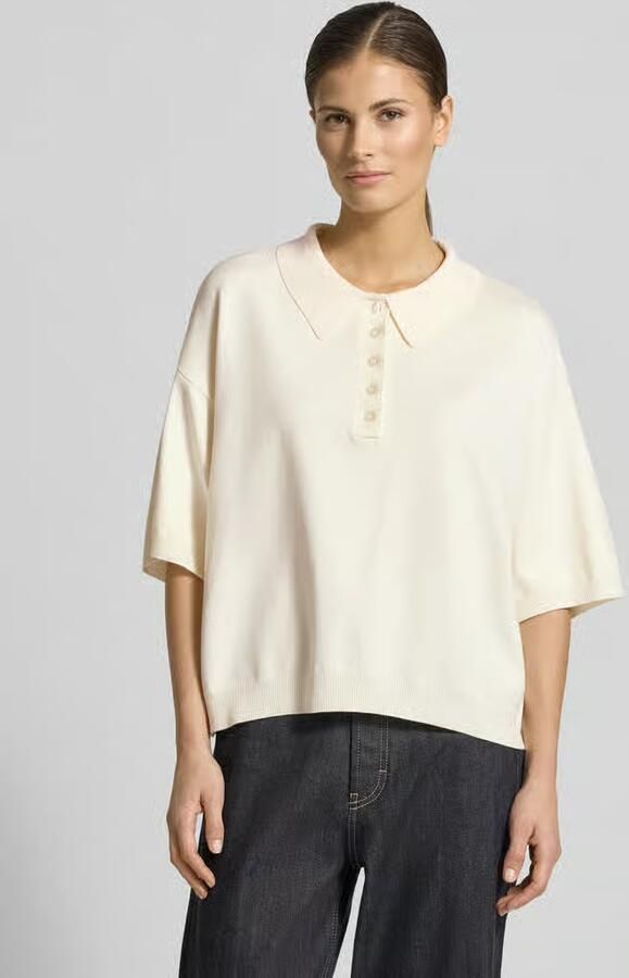 Gestuz Oversized gebreide pullover met polokraag model 'talla' - Foto 2