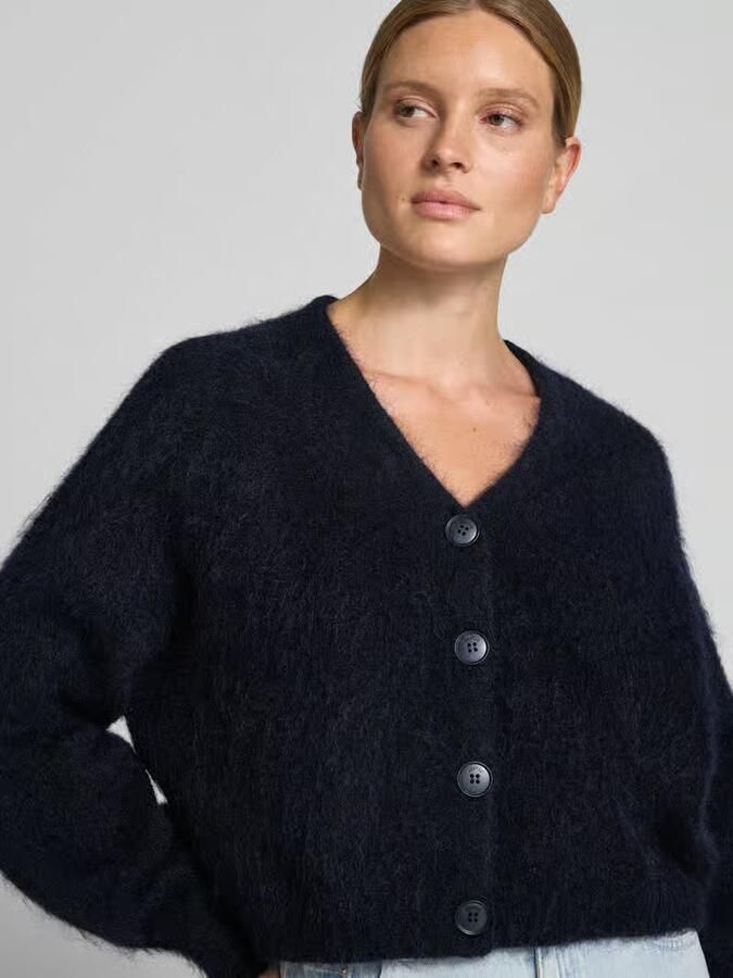 Gestuz oversized wollen jacks met wol- en mohairgehalte model 'Debbie'