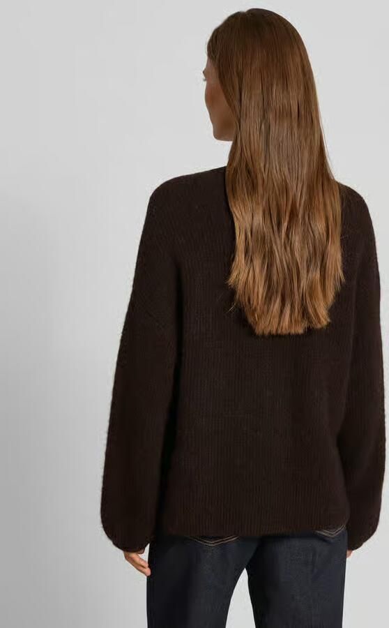 Gestuz pullover in relaxed fit van mix van wol en alpaca model 'Alpha' - Foto 2