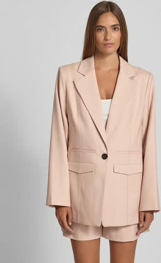 Gestuz Regular fit blazer met viscose model 'Manu' - Foto 2