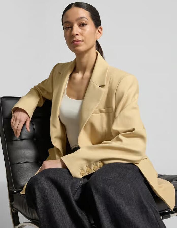 Gestuz regular fit blazer met viscose model 'stacy'