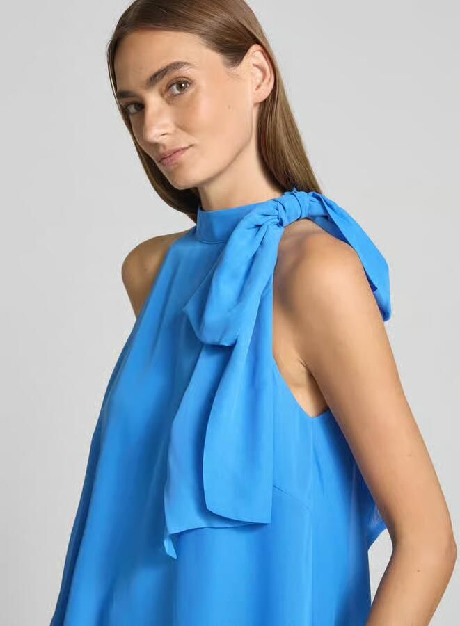 Gestuz Regular fit blousetop met strik model 'sanka' - Foto 2