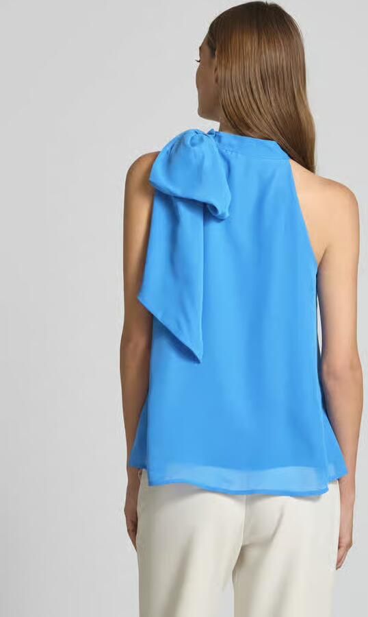 Gestuz Regular fit blousetop met strik model 'sanka' - Foto 3