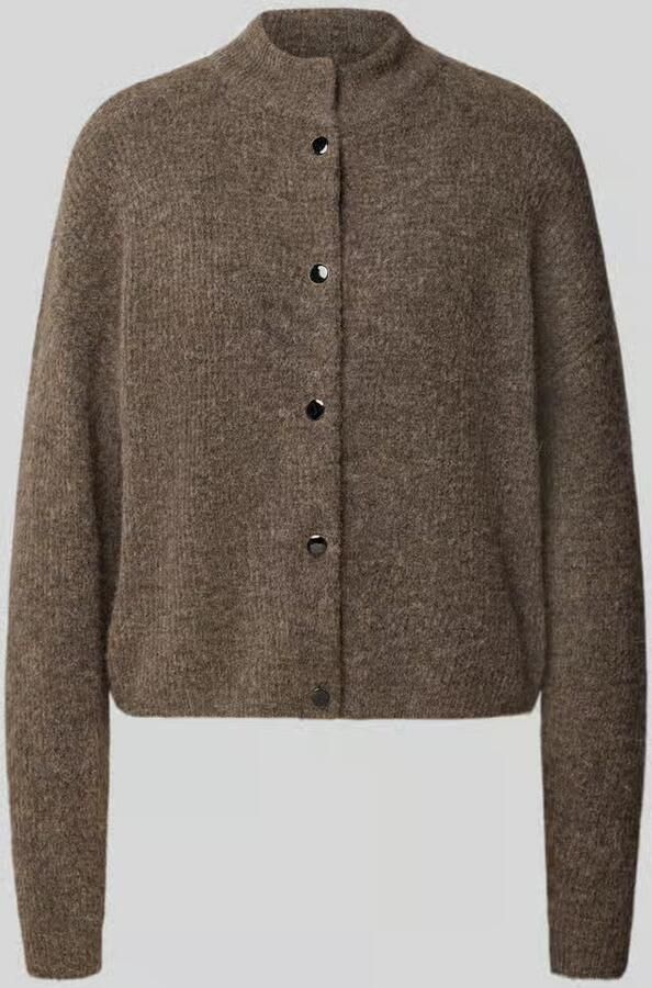 Gestuz Regular fit cardigan van mix van wol en alpaca model 'Alpha' - Foto 2