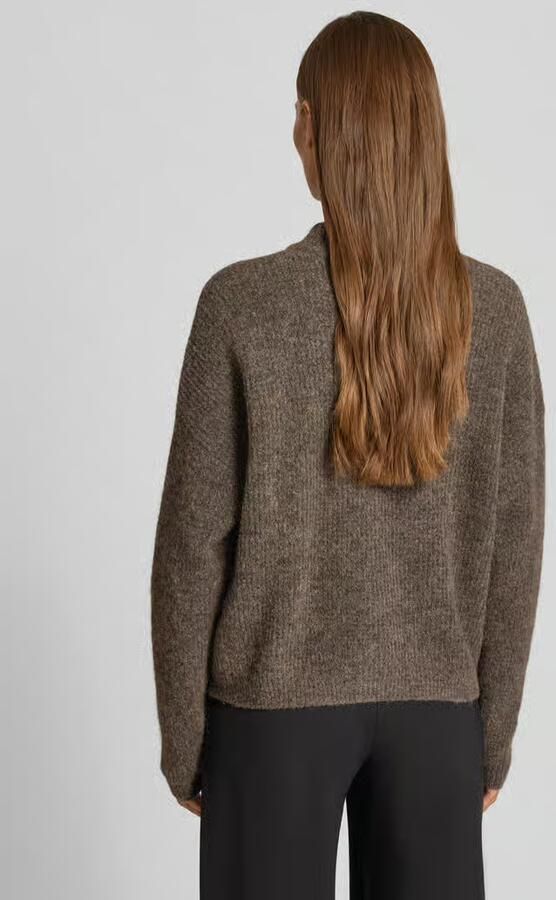 Gestuz Regular fit cardigan van mix van wol en alpaca model 'Alpha' - Foto 4