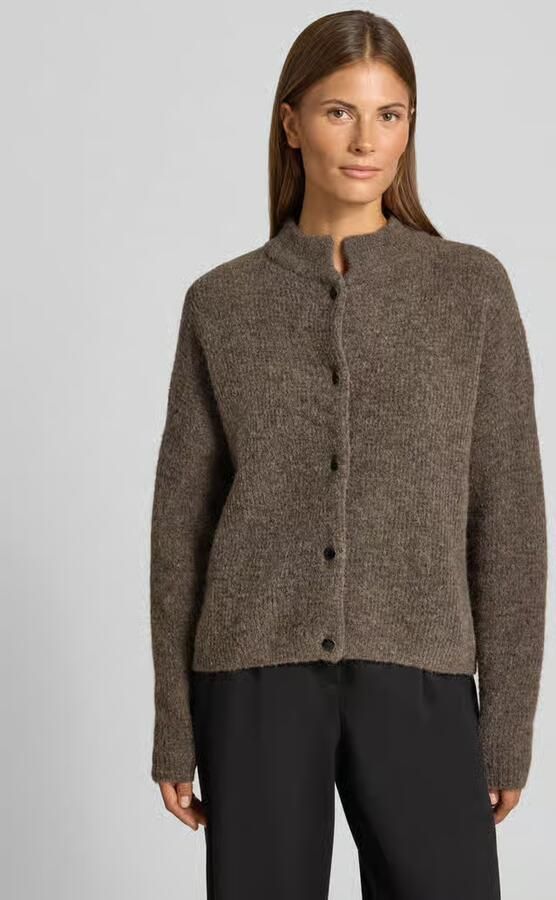 Gestuz Regular fit cardigan van mix van wol en alpaca model 'Alpha' - Foto 5