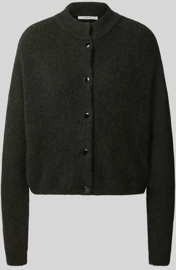 Gestuz Regular fit cardigan van mix van wol en alpaca model 'Alpha'