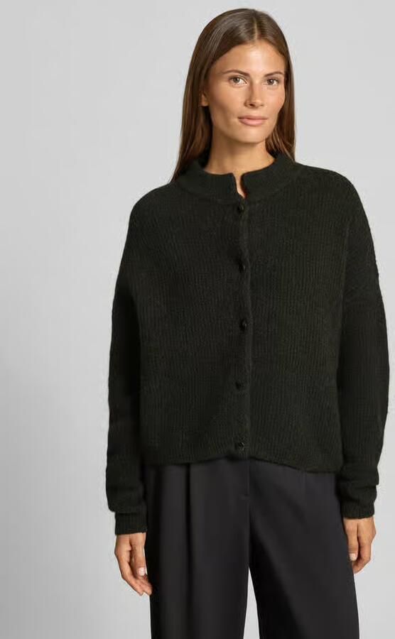 Gestuz Regular fit cardigan van mix van wol en alpaca model 'Alpha' - Foto 3