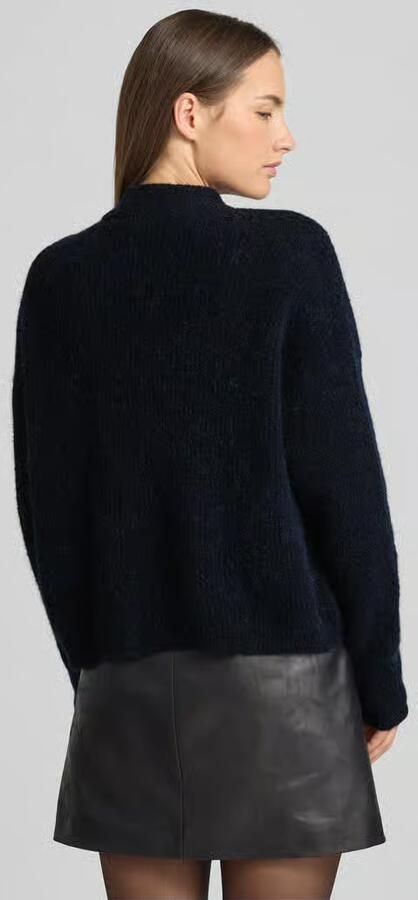 Gestuz Regular fit gebreid jack met alpaca-aandeel Model 'Alpha' - Foto 2