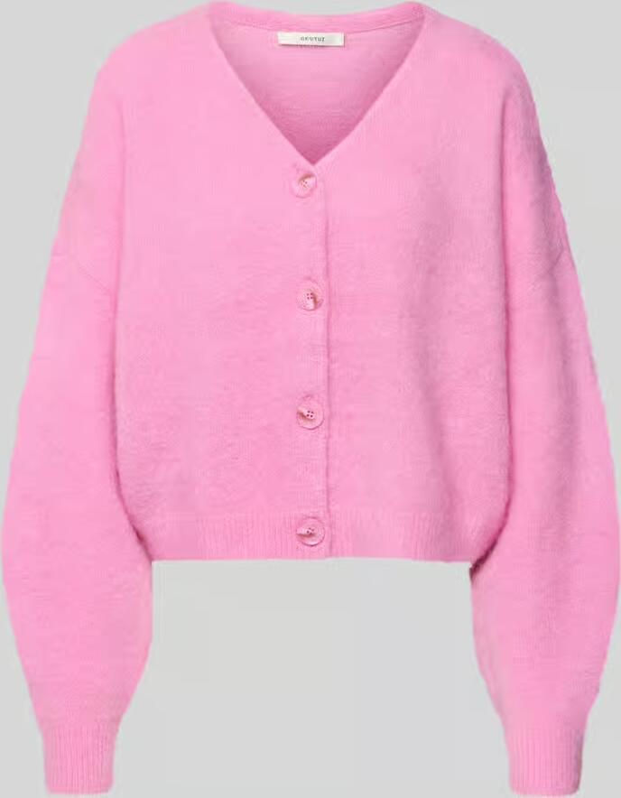 Gestuz Relaxed fit gebreid jack met wol model 'debbie' - Foto 5