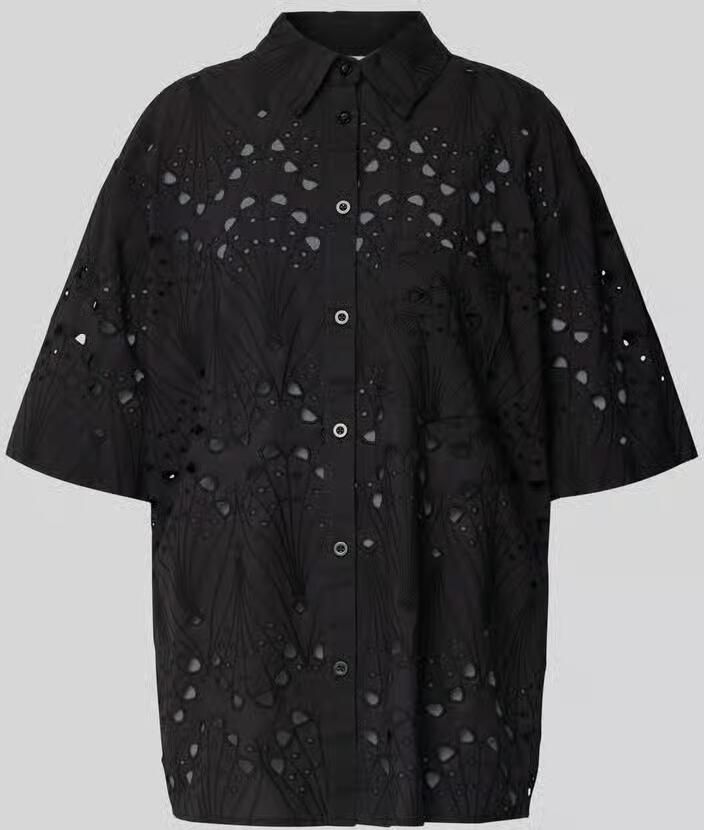 Gestuz Relaxed fit overhemdblouse van puur katoen model 'baylor'