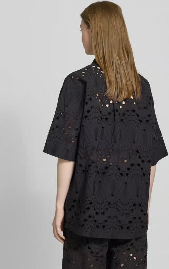 Gestuz Relaxed fit overhemdblouse van puur katoen model 'baylor' - Foto 4