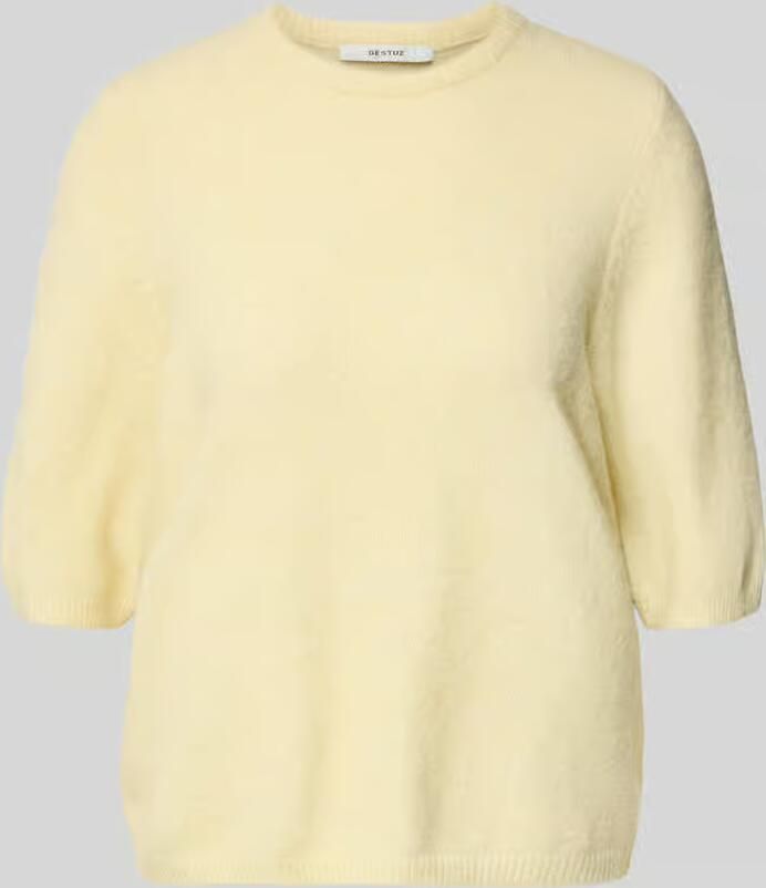 Gestuz Relaxed fit T-shirt van alpacamix model 'Alpha' - Foto 6