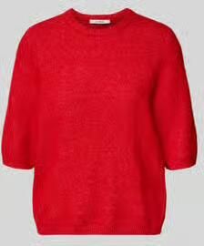 Gestuz Relaxed fit T-shirt van alpacamix model 'Alpha'