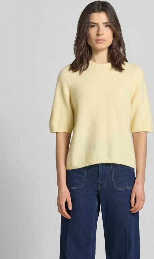 Gestuz Relaxed fit T-shirt van alpacamix model 'Alpha' - Foto 8