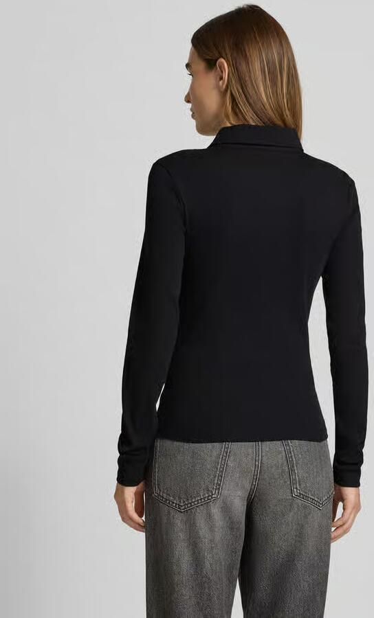 Gestuz Shirt met lange mouwen en polokraag model 'drew'