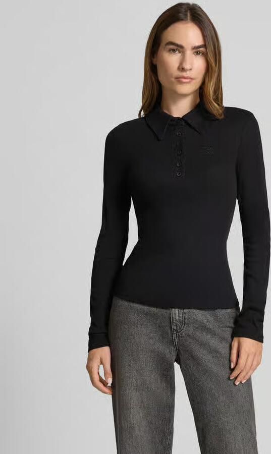 Gestuz Shirt met lange mouwen en polokraag model 'drew' - Foto 2