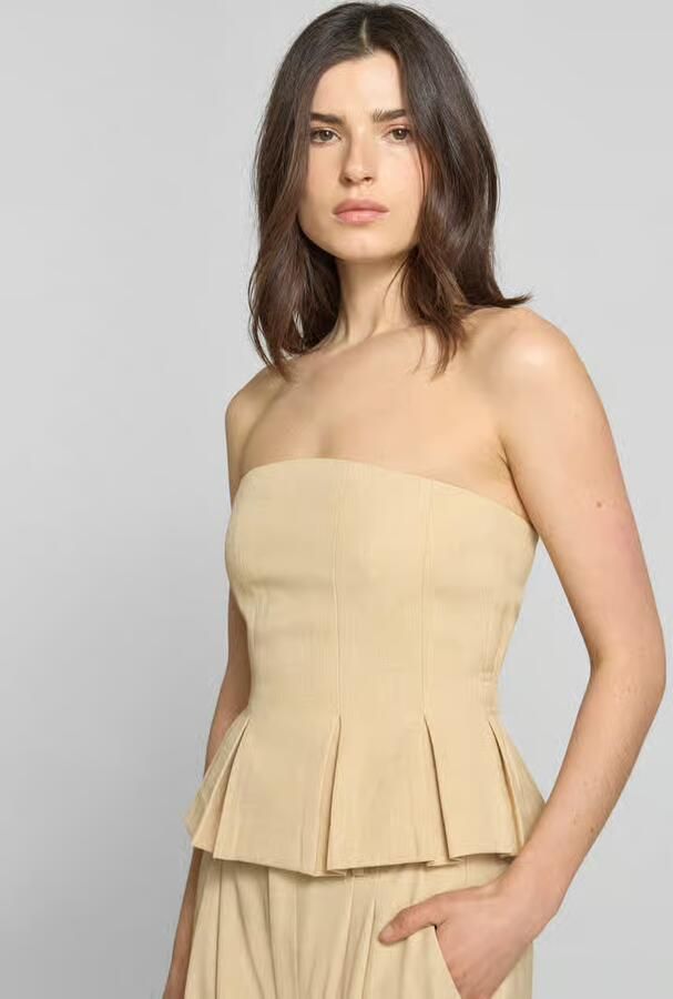 GESTUZ Dames Tops & T-shirts Gzstacy Corsage Butter Yellow - Foto 5