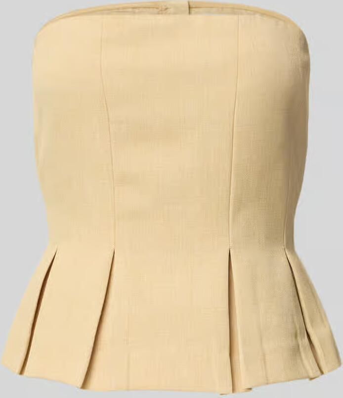 GESTUZ Dames Tops & T-shirts Gzstacy Corsage Butter Yellow - Foto 6