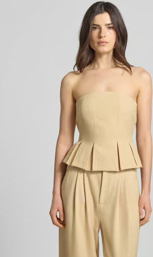 GESTUZ Dames Tops & T-shirts Gzstacy Corsage Butter Yellow - Foto 6