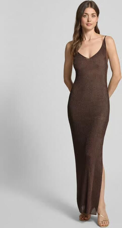 Gestuz slim fit midi-jurk van viscosemix model 'Silvi' - Foto 3