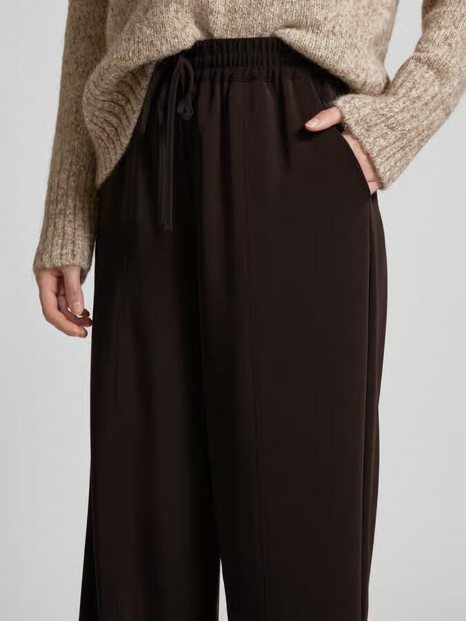 Gestuz Stoffen broek met elastische band model 'Malena'