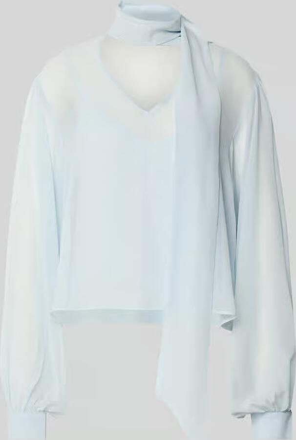 Gestuz Strikblouse van vloeiende stof model 'urina' - Foto 2