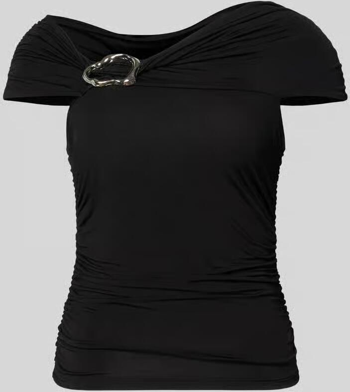 Gestuz T-shirt met draperieën model 'laily' - Foto 2