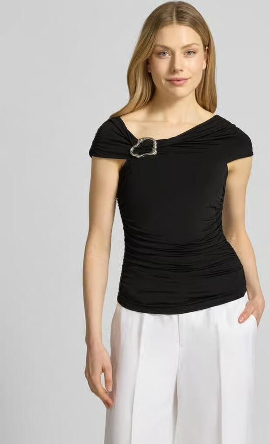 Gestuz T-shirt met draperieën model 'laily' - Foto 3