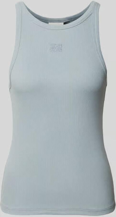 GESTUZ Dames Tops & T-shirts Gzdrew Logo Tank 2.0 Grijs - Foto 5