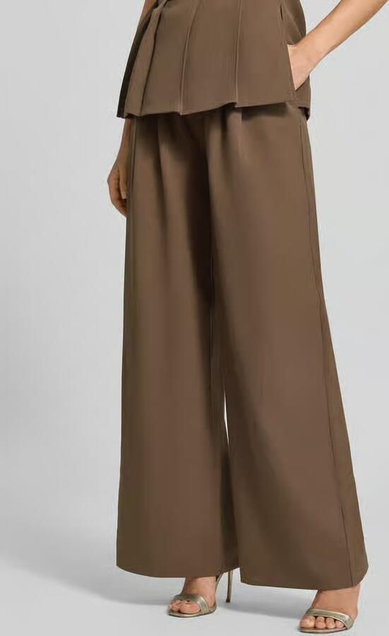 Gestuz wide fit broek met viscose model 'Stacy' - Foto 6
