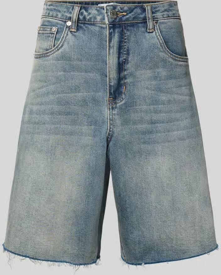 Gestuz Wide leg jeansshorts in 5-pocket-design - Foto 2