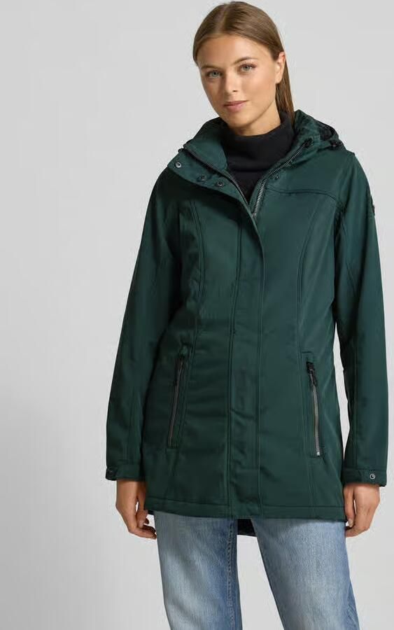 G.I.G.A. DX by killtec Softshell-parka GW 36 WMN SFTSHLL PRK Softshellparka: waterdicht teddybont 2-weg-ritssluiting - Foto 6