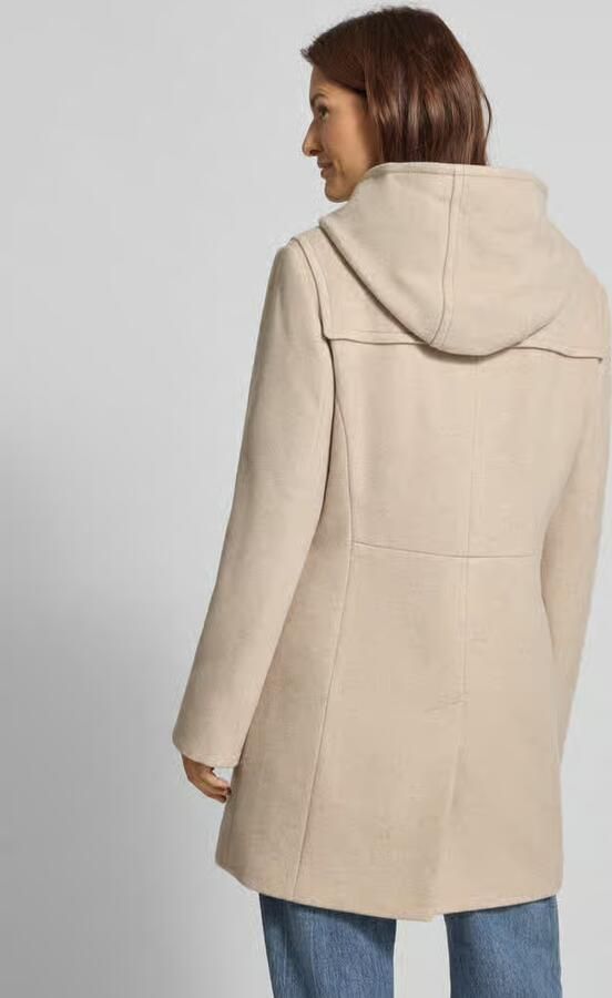 Gil Bret Duffelcoat met wol en verdekte ritssluiting