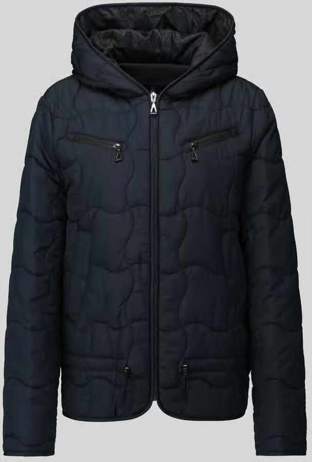 Gil Bret Regular fit gewatteerd jack met capuchon