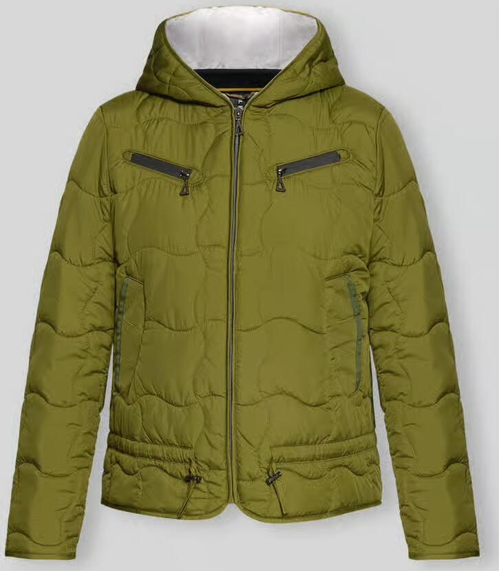 Gil Bret Regular fit gewatteerd jack met capuchon