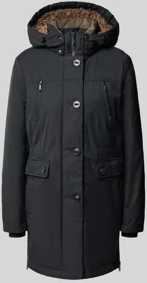 Gil Bret Regular fit parka van katoenmix