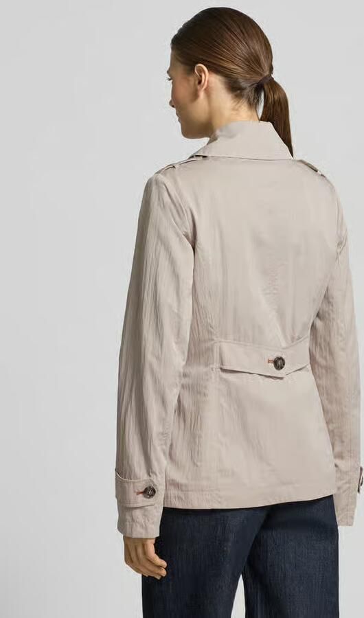 Gil Bret Slim fit Jack met platte kraag en zakken met knoopsluiting