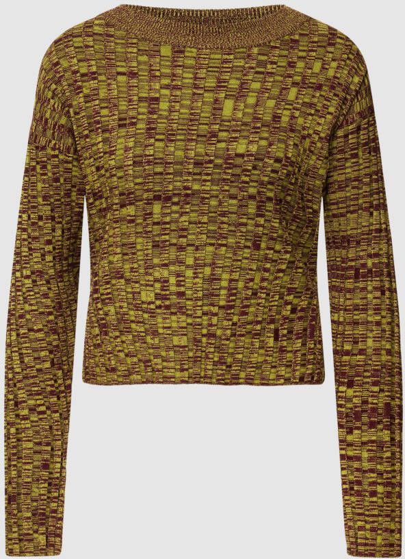 Gina Tricot Gebreide pullover met all-over motief model 'BEVERLY KNITTED TOP'