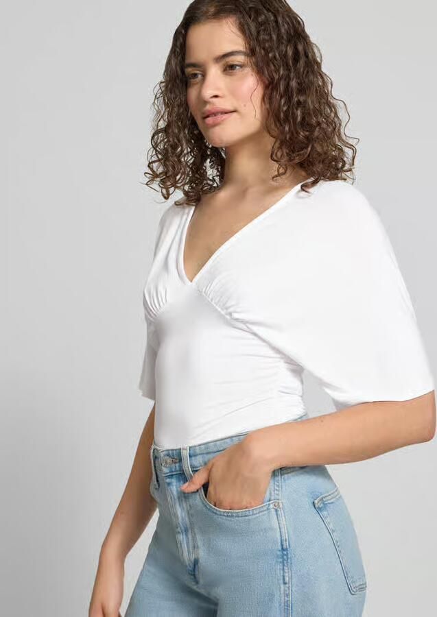 Gina Tricot Blouse van viscosemix met v-hals - Foto 2