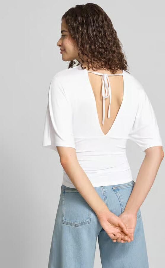 Gina Tricot Blouse van viscosemix met v-hals - Foto 3