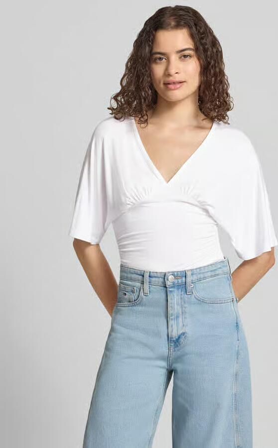 Gina Tricot Blouse van viscosemix met v-hals - Foto 2