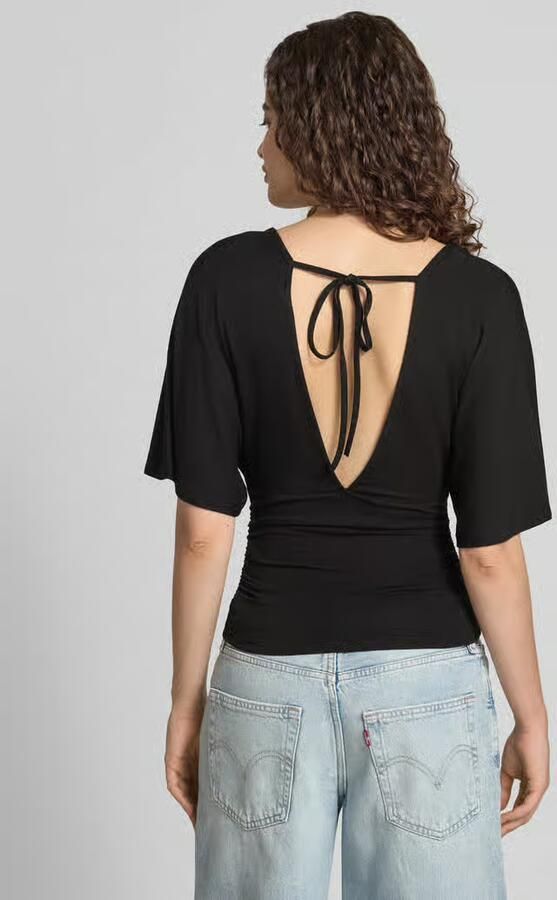 Gina Tricot Blouse van viscosemix met v-hals - Foto 2