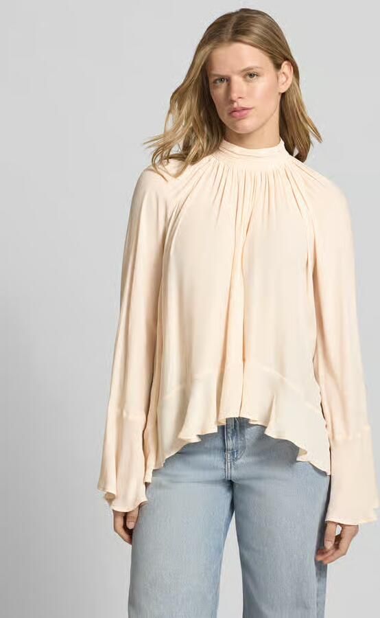 Gina Tricot Blousenshirt met opstaande kraag - Foto 4