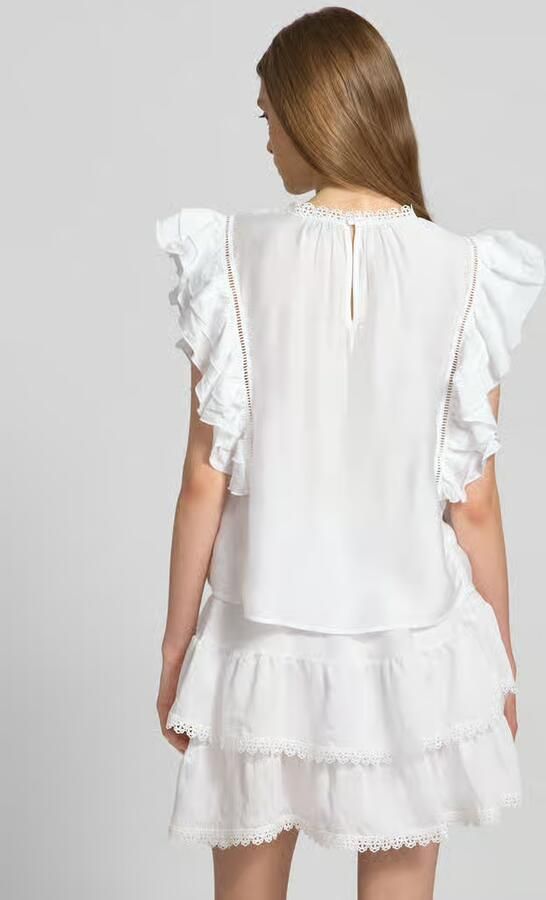 Gina Tricot Blouseshirt met volantmouwen - Foto 2