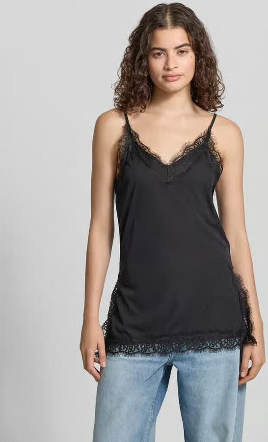 Gina Tricot Blousetop met kant en spaghettibandjes - Foto 2