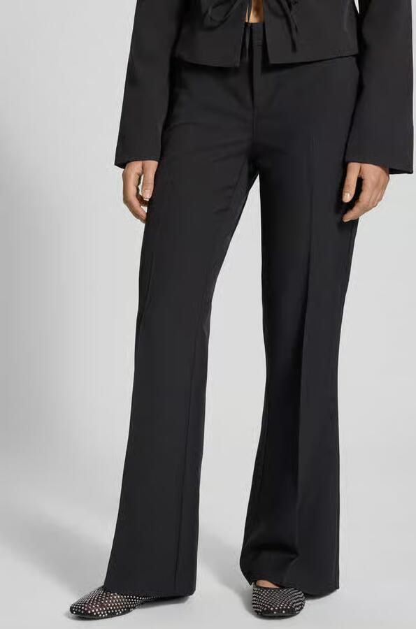 Gina Tricot Bootcut low waist stoffen broek met persplooien - Foto 2