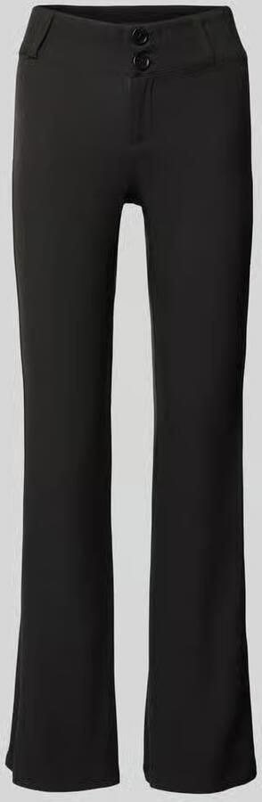 Gina Tricot Bootcut stoffen broek met knoop- en ritssluiting - Foto 2